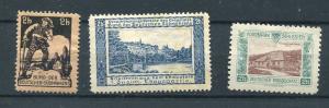 Germany 3 stamps Cinderella MH 5929
