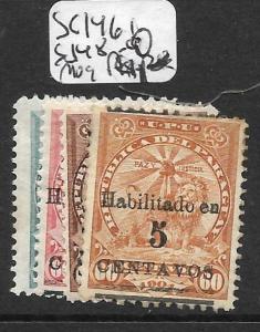 PARAGUAY (PP2604B)  LION SC 146, 148-50   MOG