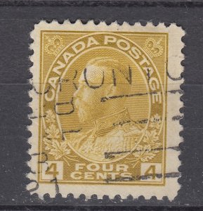 J29884, 1911-25 canada used #110 king