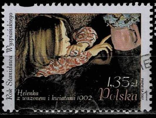 Poland 2007,Michel#4313 used, The Stanislaw Wyspianski's Year