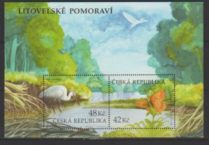 2024 Czech Republic Bird & Butterfly SS (Scott NA) MNH