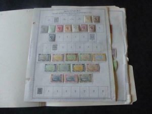 Montenegro 1874-1943 Stamp Collection on Alb Pgs