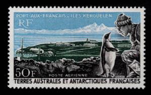 France Southern & Antarctic Territory FSAT Scott C14 MNH** 1969 Emperor seal 