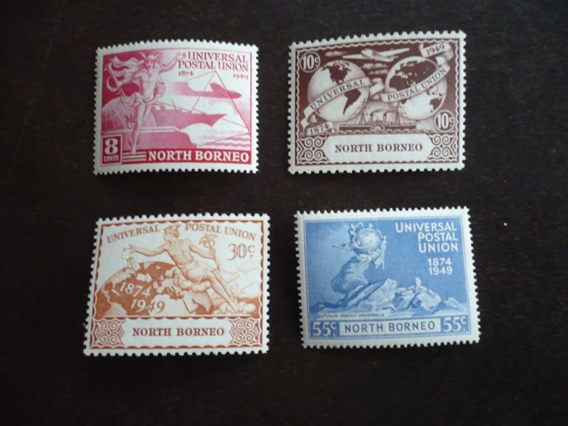 Stamps - North Borneo - Scott# 240-243 - Mint Never Hinged Set of 4 Stamps
