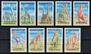 ANGOLA 1998 - Dinosaurs / complete set MNH