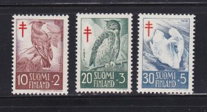 Finland B135-B137 Set MNH Birds (A)