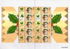 2000 LS3 Xmas Smiler sheet POST OFFICE UNMOUNTED MINT