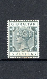 Gibraltar 1889 5p SG 33 MH