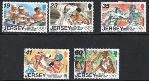 Jersey  Sc 750-4 1996  Soccer Championships stamp set used