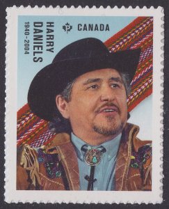 Canada 3342 Indigenous Leaders Harry Daniels 'P' single (1 stamp) MNH 2022