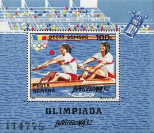 Romania 1992 MNH Stamps Scott 3757 Souvenir Sheet Sport Olympic Games