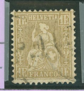 Switzerland #50 Used Single