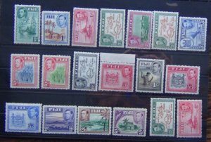 Fiji 1938 - 1955 set to 5s MM