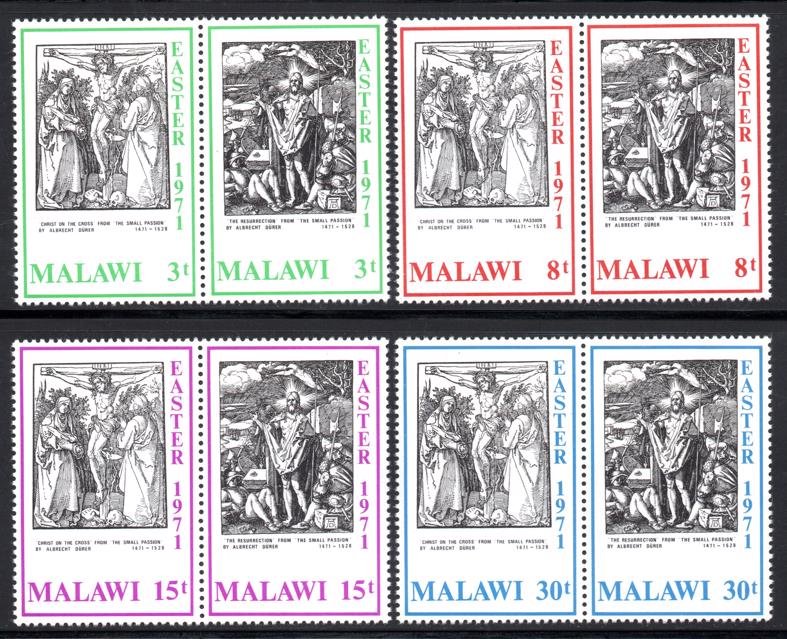 Malawi - 1971 Easter Set MNH** SG 388-395