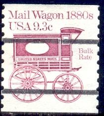 Transportation, Mail Wagon 1880s, USA stamp SC#1903 used