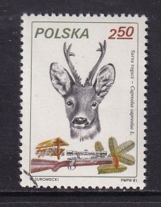 Poland  #2453  cancelled  1981  elk  2.50z