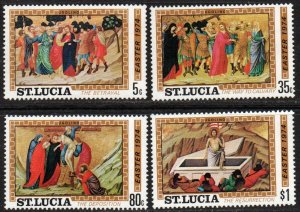 St. Lucia Sc #351-354 MNH