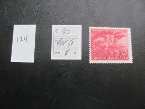 Germany 1945 USED MI. 908 IX  VARIETY VF 80 EUROS (124)