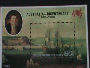 ​KOREA-1988-SC#2759- BICENTENARY OF AUSTRALIA REVOLUTION-CTO S/S-VERY FINE