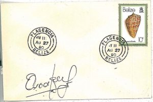 28715 - BELIZE - Postal History - COVER from PLACENCIA 1980