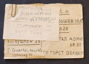 WW2 WWII German Prisoner Russian POW Camp barracks housing documents