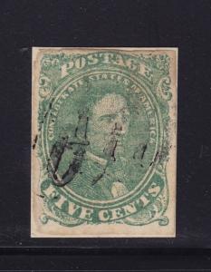 CSA 1 VF used on paper neat cancel with nice color cv $ 175 ! see pic !