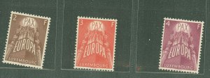 Luxembourg #329-31  Single (Complete Set) (Europa)