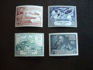 Stamps - Solomon Islands - Scott# 84-87 - Mint Never Hinged Set of 4 Stamps