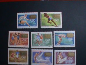 ​MONGOLIA STAMP-1969-SC#515-22 OLYMPIC GAMES GOLD METAL WINNERS - MNH SET VF