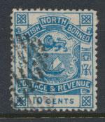 North Borneo  SG 44b dull blue   Used   please see scans & details