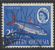 Southern Rhodesia  SG 102 SC# 105   Used  Tiger Fish 