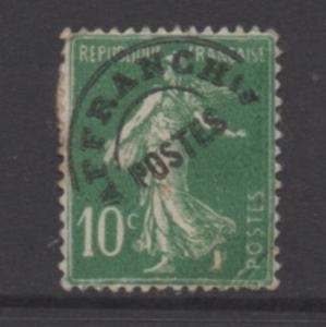 France Scott# 163  used single Precanceled