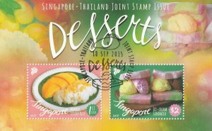 2015 SINGAPORE-THAILAND Joint Issue MS CTO SG#MS2290