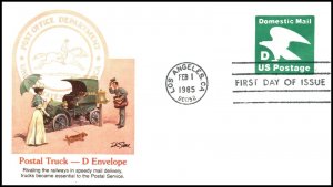 Scott U607 22 Cents Eagle Fleetwood FDC Unaddressed