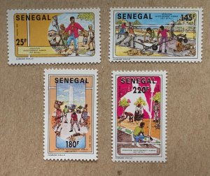 Senegal 1992 Public Works Projects, MNH. Scott 996-999, CV $5.10