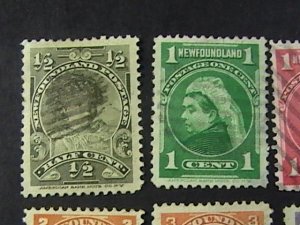 NEWFOUNDLAND # 78-85-USED---COMPLETE SET------1897-1901