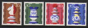 Germany / Berlin #9NB92-5 mint, Chess type issued 1972