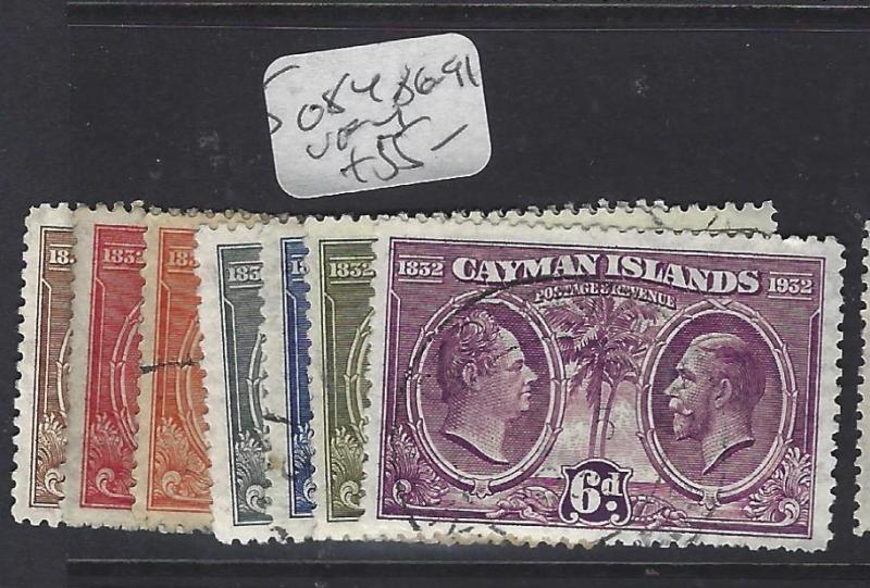   CAYMAN ISLANDS (P0412B) KGV   CENT  SG 84, 86-91   VFU