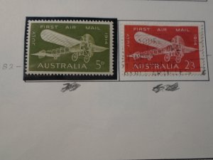 Australia  #  382-83  MLH/used