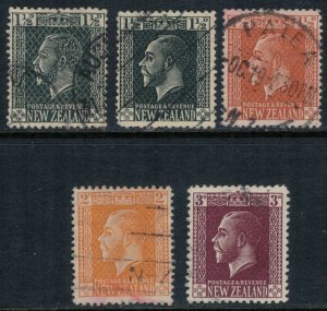 New Zealand #160-4  CV $4.35