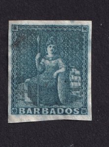 Barbados, Scott 6, Used, Light Cancel