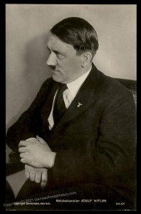 3rd Reich Germany Adolf Hitler 1933 James Abbe NY Propaganda RPPC UNUSED 101001