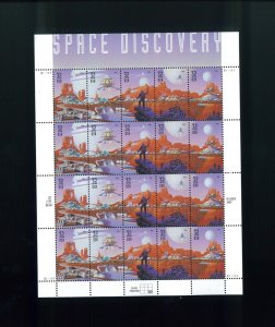 United States 32¢ Space Discovery Postage Stamp #3238-42 MNH Full Sheet