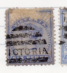 AUSTRALIA VICTORIA 1886-1900 Early Issue Fine Used 6d. 195291