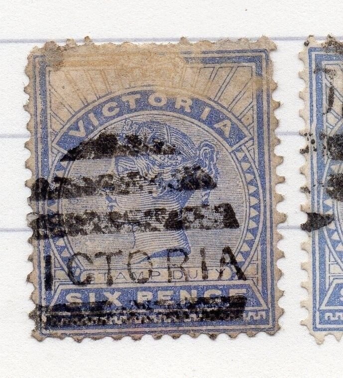 AUSTRALIA VICTORIA 1886-1900 Early Issue Fine Used 6d. 195291