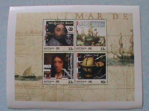 AUSTRALIA STAMP: TERRA AUSTRALIS: MINT NOT HING MINI SHEET