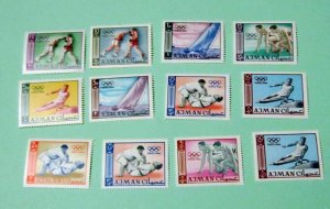 Ajman - 27-36, MNH Set. Olympics. SCV - $7.10