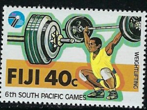 Fiji 408 MNH 1979 Weight Lifting (fe2282)