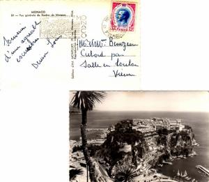 Monaco 15F Rainier III 1959 Monte-Carlo, Pte. De Monaco Principaute De Monaco...