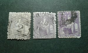 Trinidad #54 used 3 shades mixed condition e206 10098